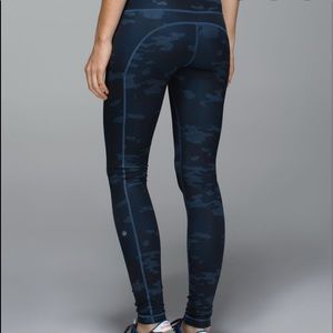 Rare Lululemon oil slick camo. Full length legging